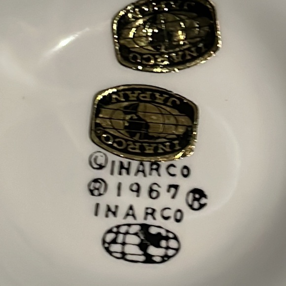 SOLD IN BUNDLE 1967 Inarco 3D Green Apples & Daisies Pitcher Creme de Menthe - Picture 10 of 11